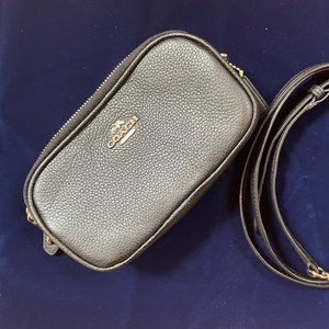 COACH Crossbody Pebbled Leather Pouch